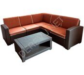 Диван угловой со столиком RATTAN Corner
