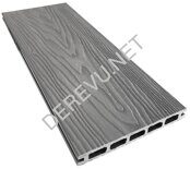 Террасная доска из ДПК  bordo Universal 3D 3000*140*18мм. Grey
