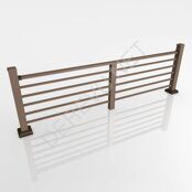Ограждения террасы CM Railing "Ранчо 2", White